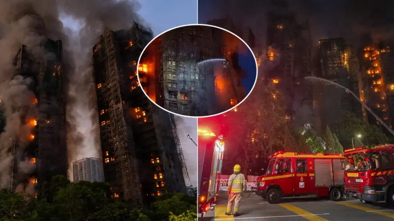 Hongkong požiar komplex obytný obete