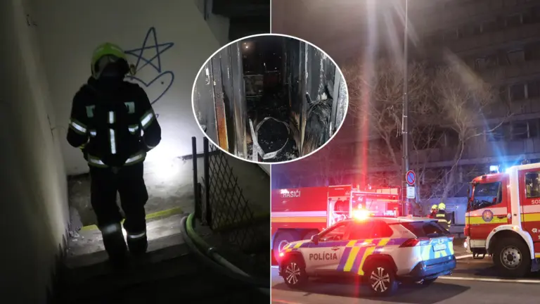 požiar ubytovňa Bratislava