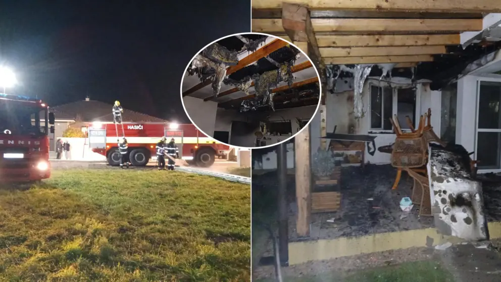 Trstená na Ostrove požiar dom