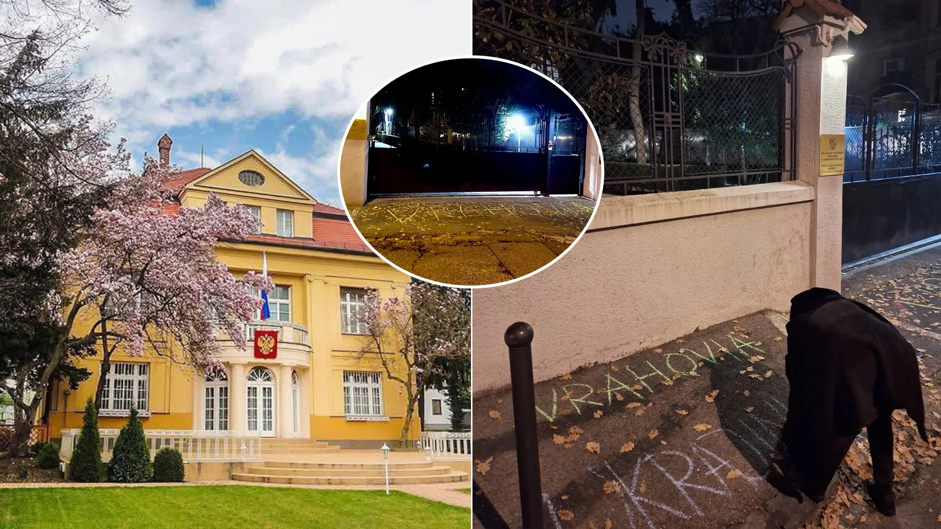 kriedové nápisy ruská ambasáda v bratislave nápisy