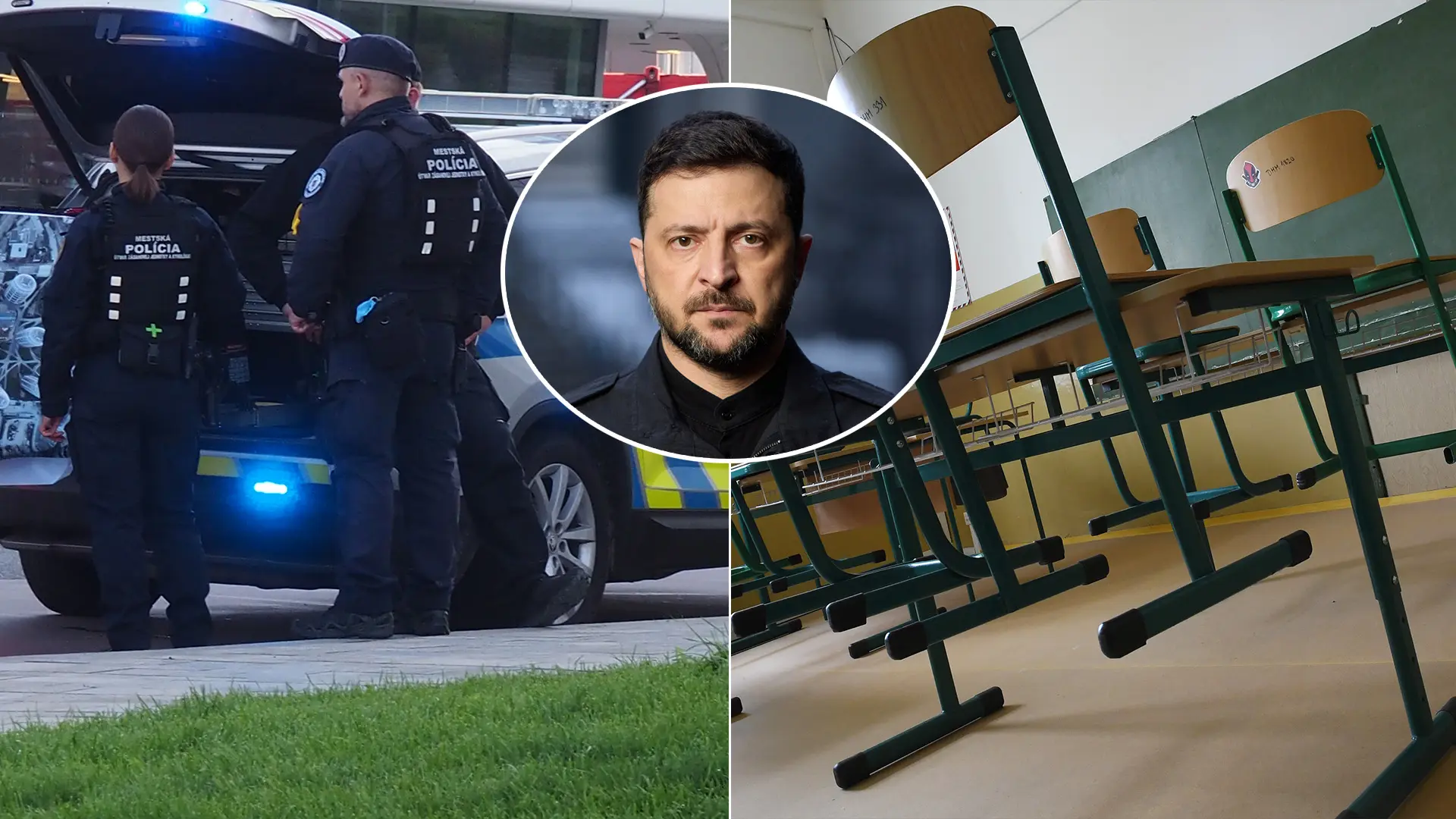 škola Zelenskyj polícia