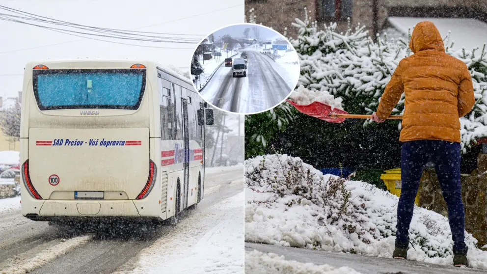 doprava sneh počasie
