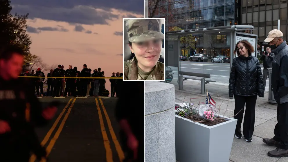 USA Biely dom vojaci Národná garda postrelenie