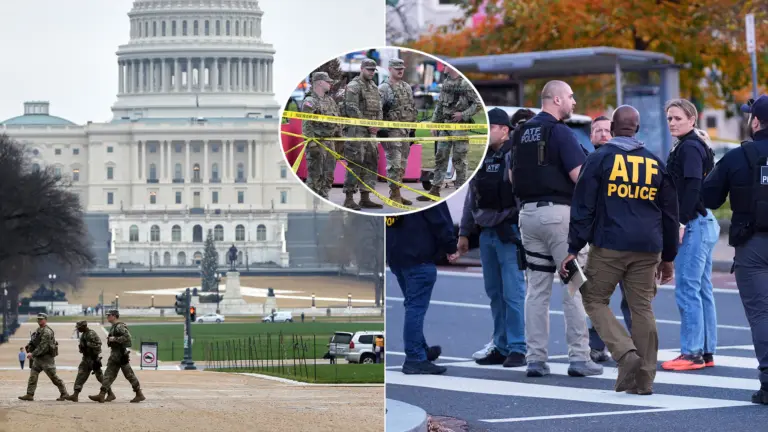 USA Biely dom vojaci Národná garda postrelenie