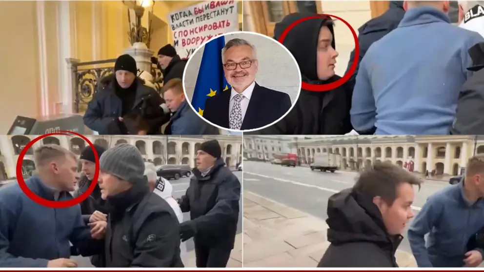 útok na poľského veľvyslanca v Rusku Krzysztofa Krajewskieho