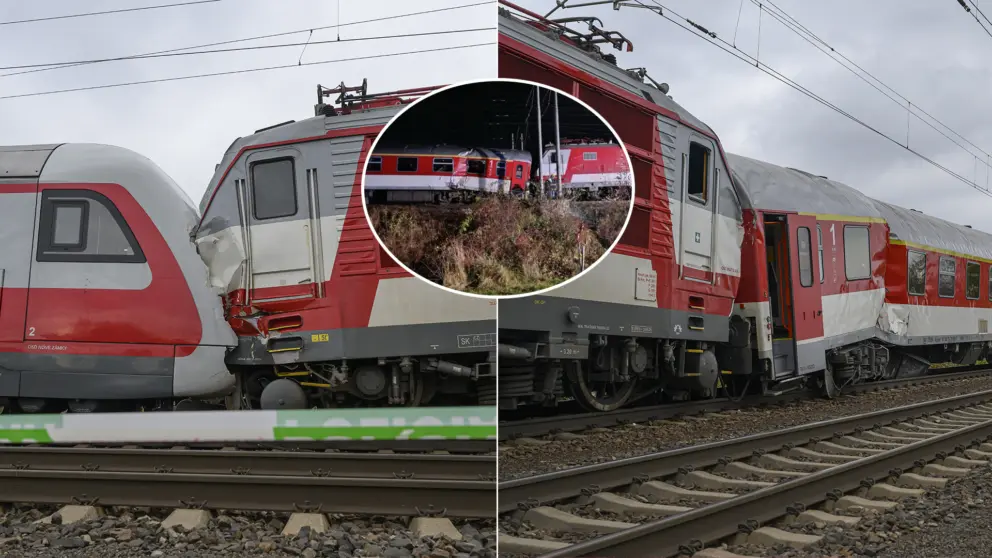 vlaky zrážka Pezinok