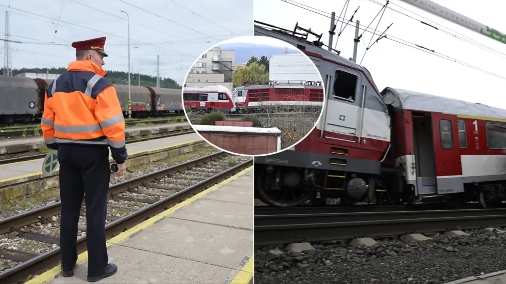 vlaky Pezinok nehoda