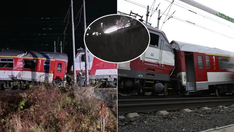 vlaky zrážka Pezinok