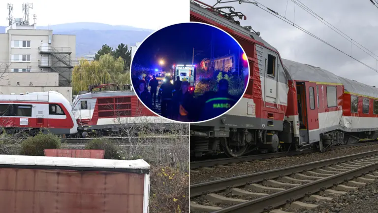 vlaky zrážka Pezinok