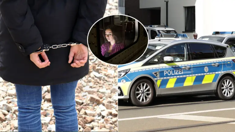 Nemecko polícia žena putá vlak