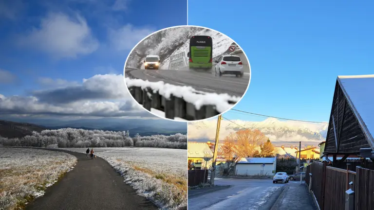 zima doprava poľadovica sneh