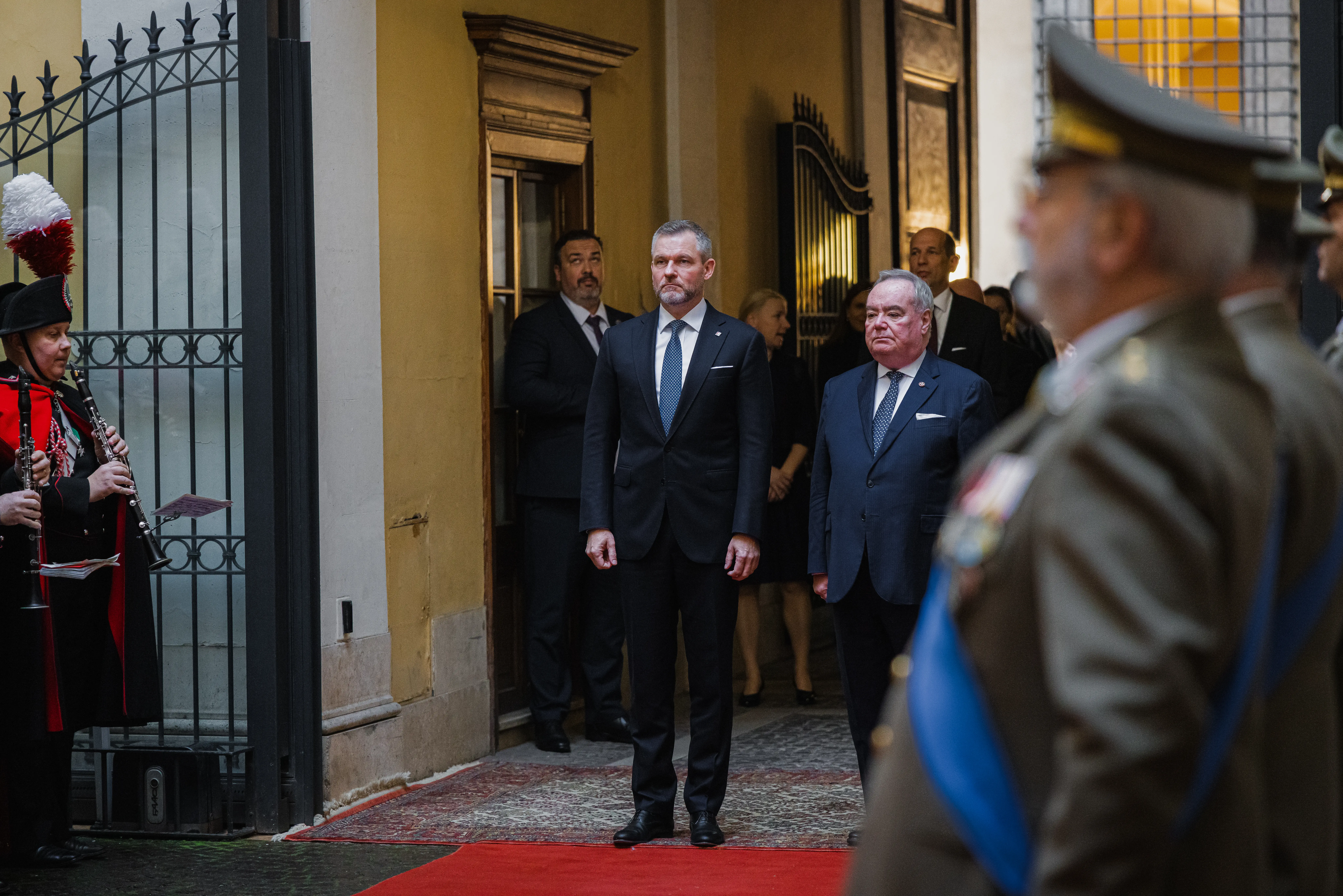 Peter Pellegrini vo Vatikáne