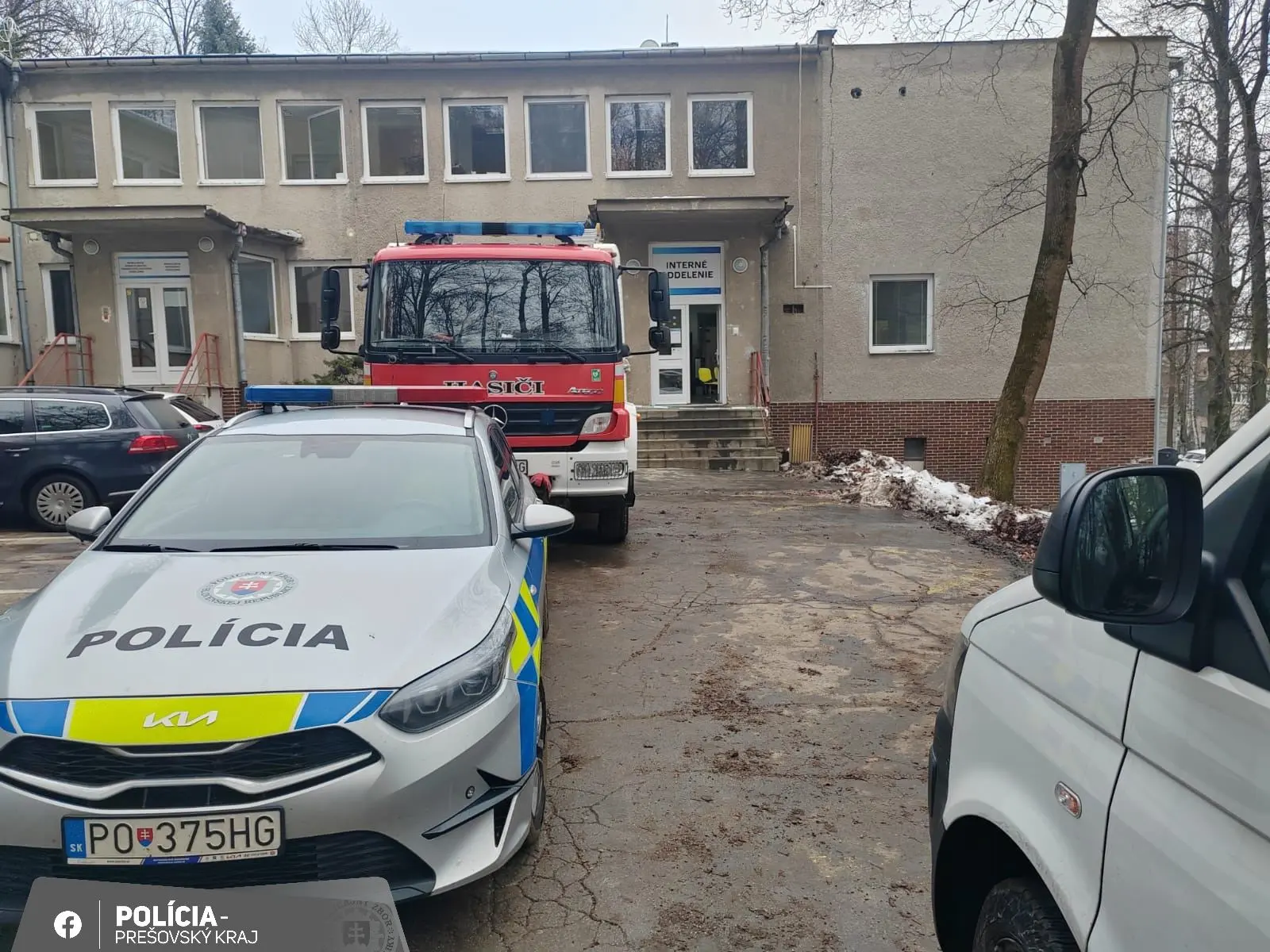 požiar Levoča nemocnica