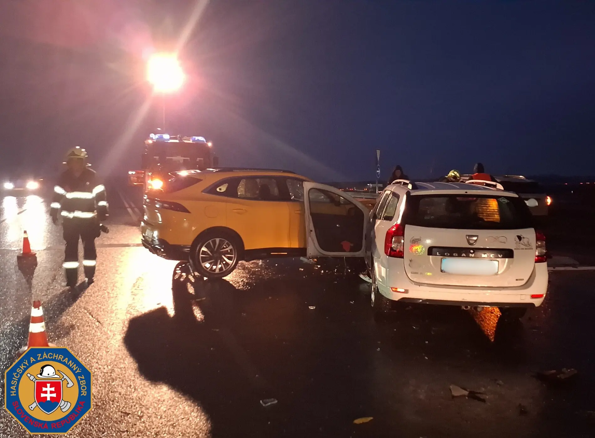 nehoda medzi Sencom a Blatným