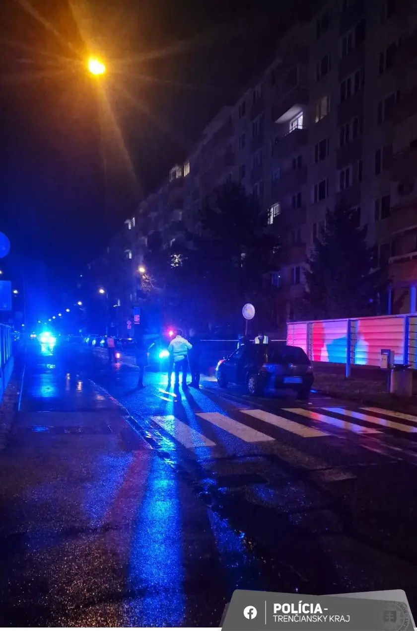 Prievidza, nehoda, zrážka