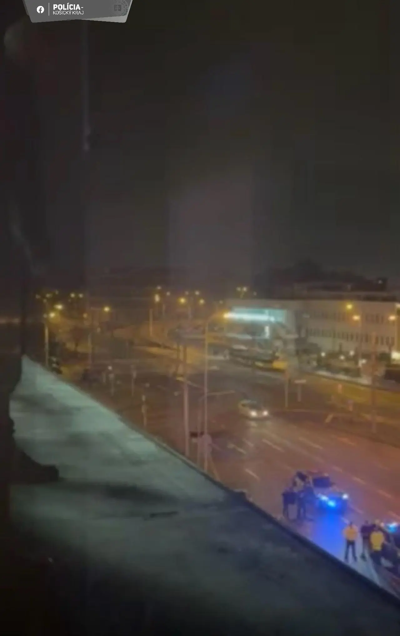 Košice muž hrozba skok polícia