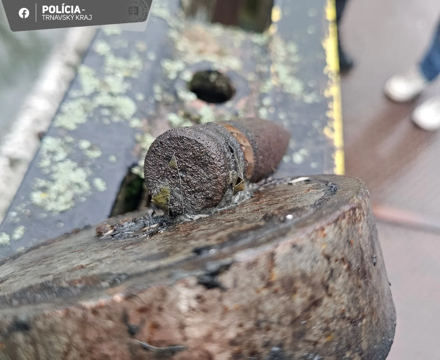 Váh granát polícia Sereď