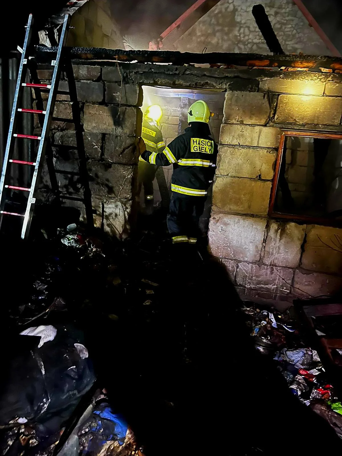 hasiči požiar v Gbeloch