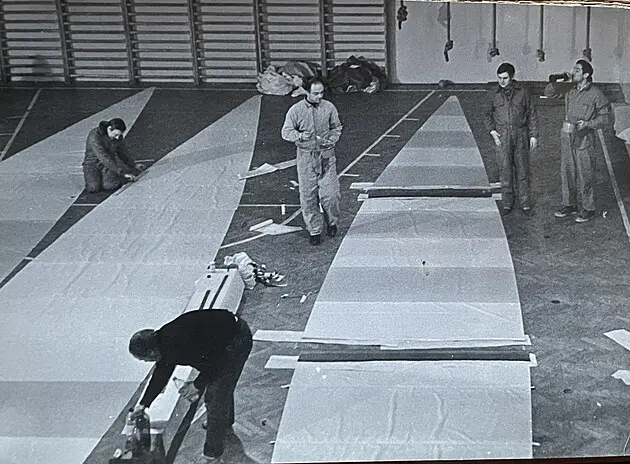 Výroba balonu Praga 68