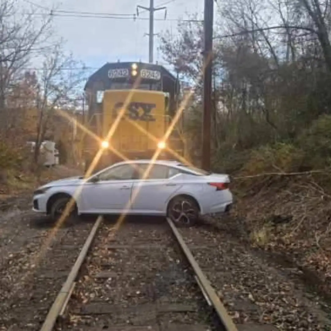 zrážka auta s vlakom v New Jersey