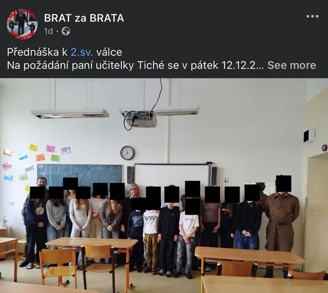 Brat za brata, prednáška, Česko