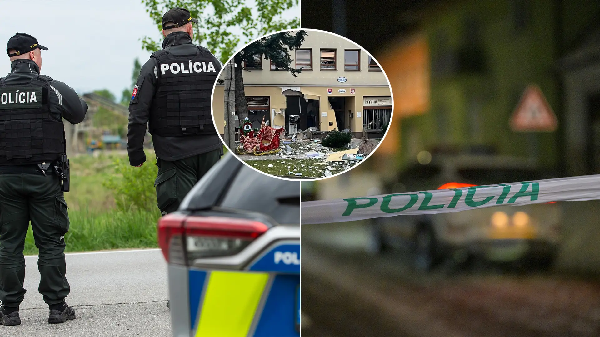 bankomat polícia Chtelnica