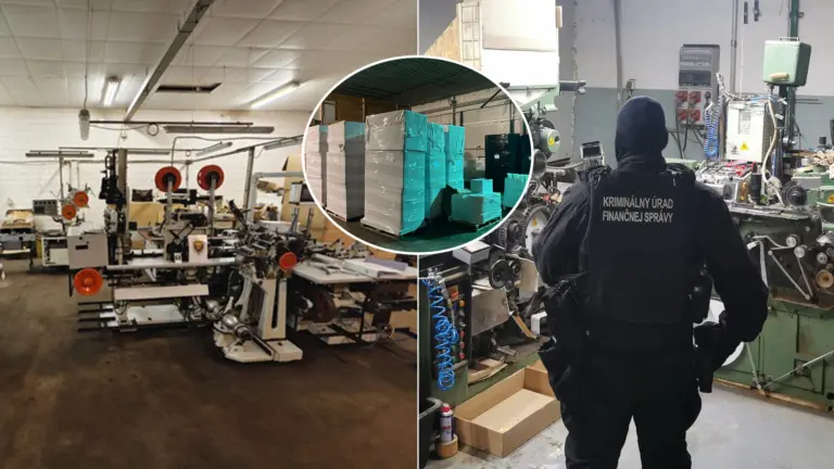 Finančná správa cigarety fabrika