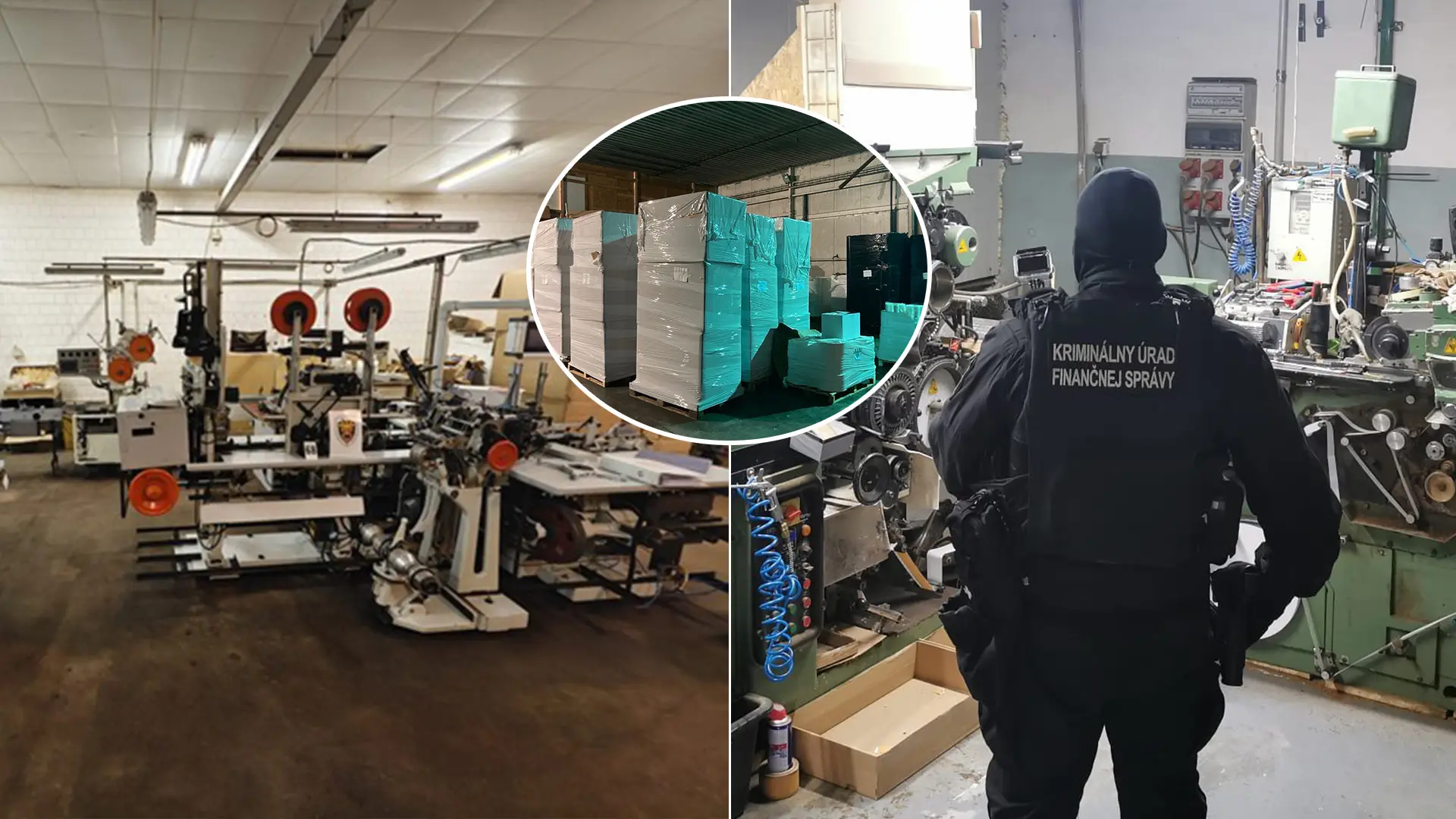 Finančná správa cigarety fabrika