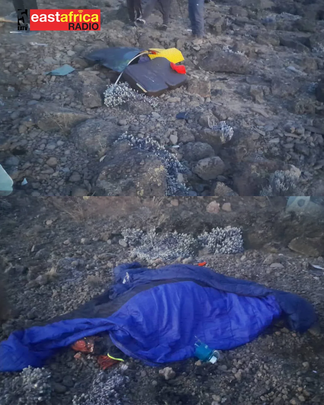 Kilimandžáro, helikoptéra, nehoda