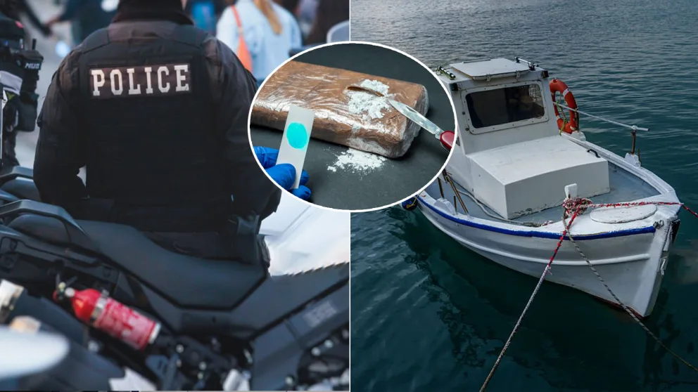 drogy kokaín loď Grécko polícia