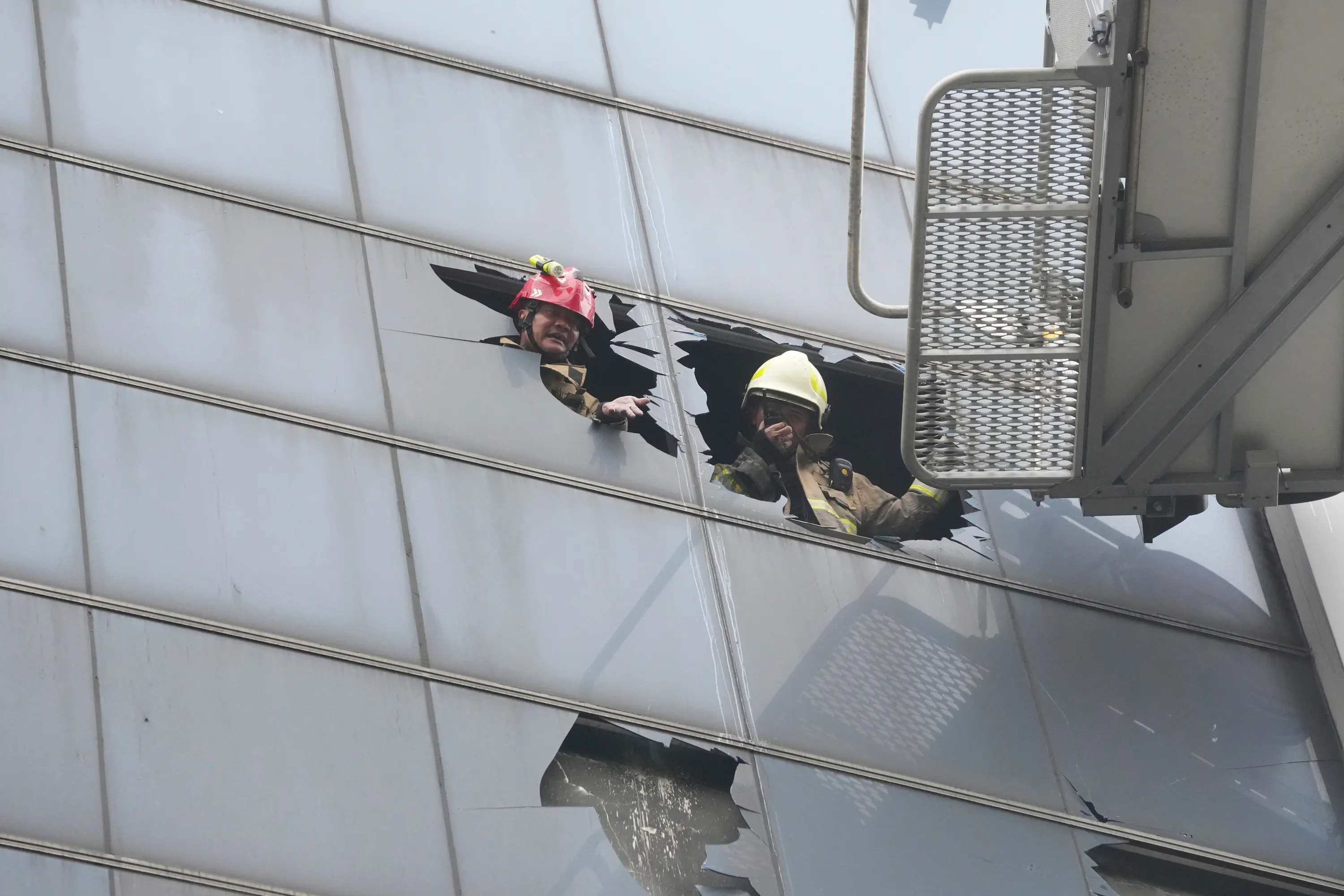 požiar budova Jakarta