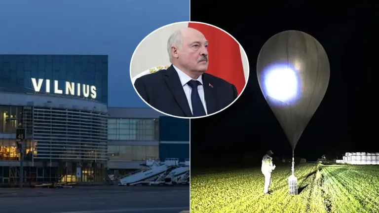 Vilnius balóny Lukašenko Litva