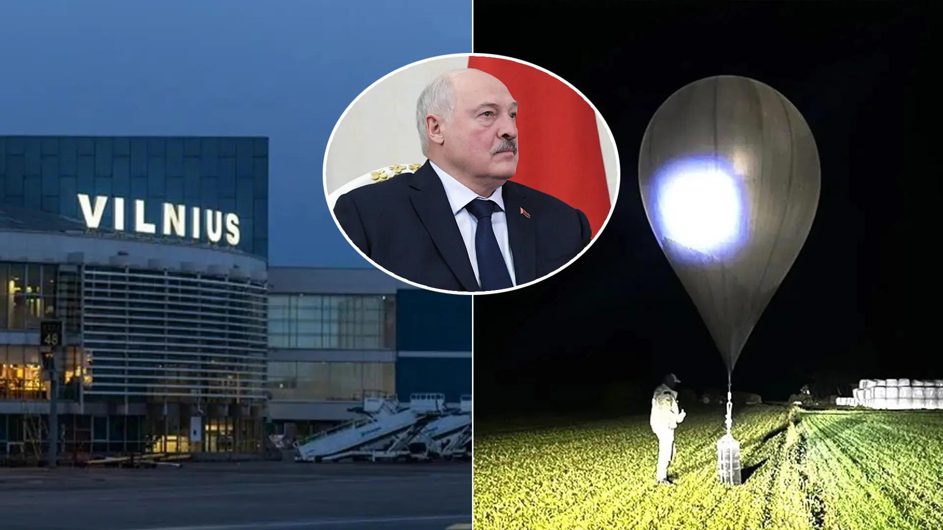 Vilnius balóny Lukašenko Litva