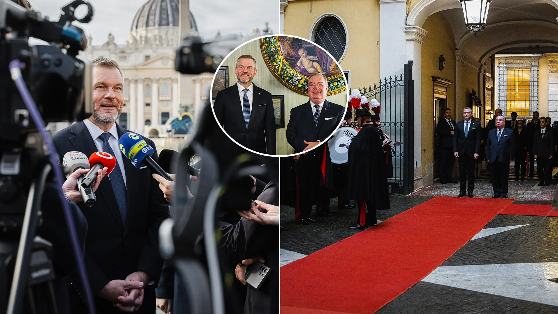 Peter Pellegrini vo Vatikáne John Dunlap