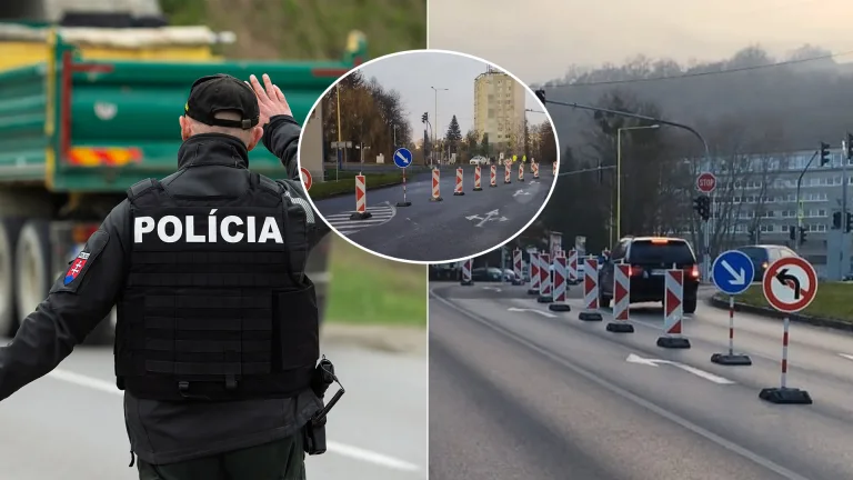 nehoda Prešov obmedzenie