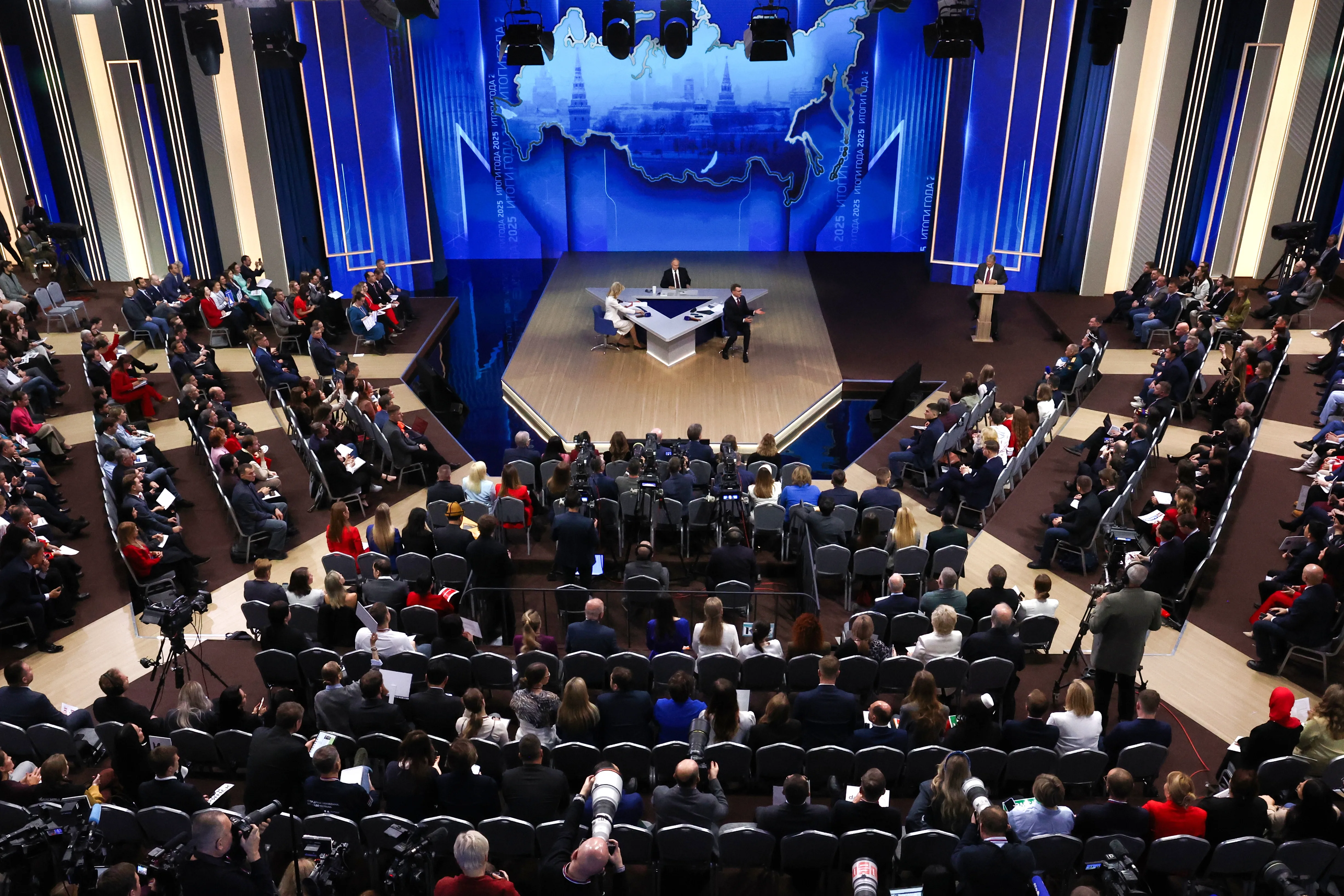 Rusko Putin koncoročná TK