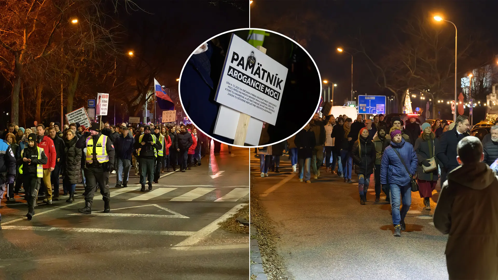 Nitra SaS protest pochod SIS Gašpar nehoda
