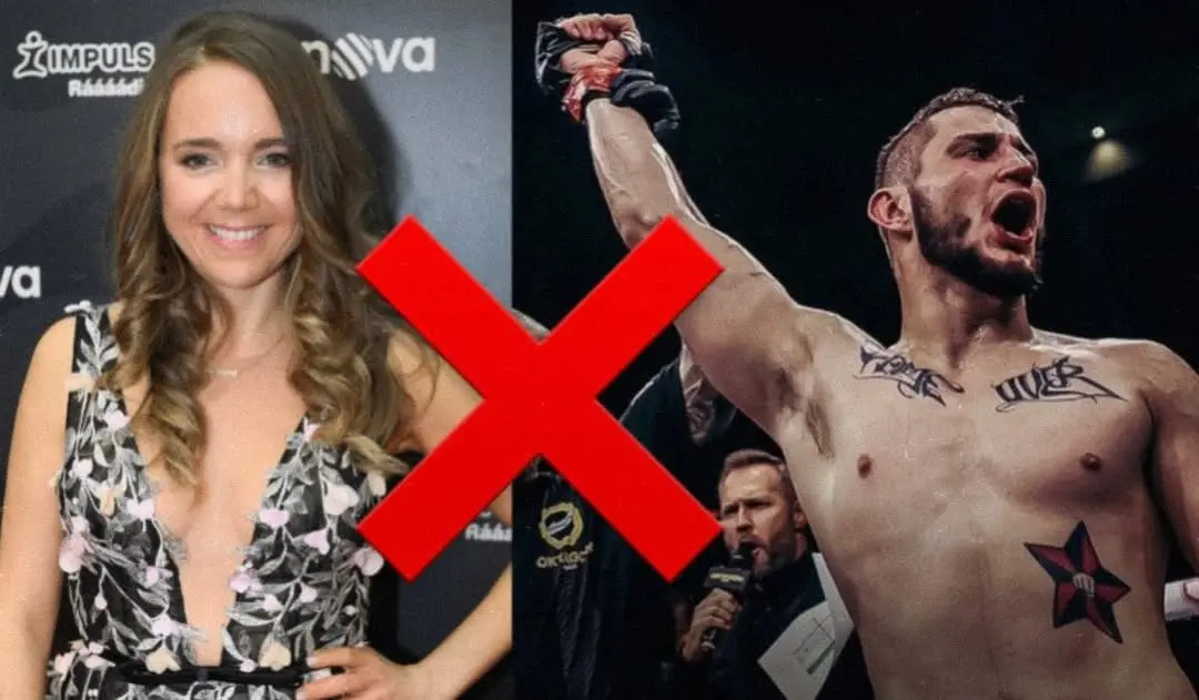 Lucie Vondráčková a mladý zápasník Zdeněk Polívka