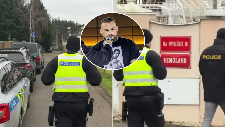 policajný zásah u Vémolu