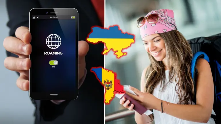 roaming, Ukrajina, Moldavsko