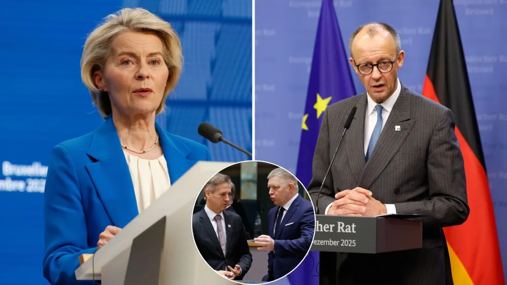 samit, EÚ, Brusel, Leyenová, Merz, Fico