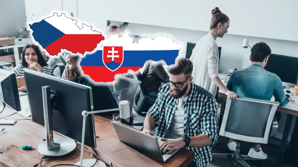 práca, plat, Česko, Slovensko