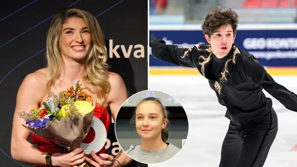 Zapletalová, Hagara, Chladoňová, Športovec roka