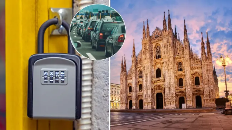 Taliansko, Miláno, box, kľúče, mýto