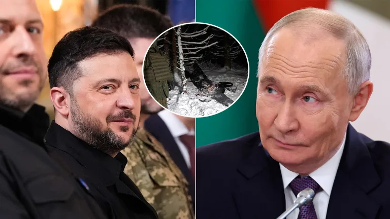 Zelenskyj Putin dron Putinove sídlo