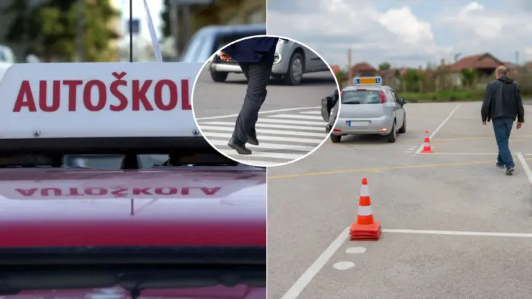 autoškola inštruktor chodci na priechode
