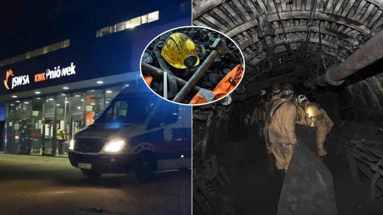 Pniówek baňa Poľsko