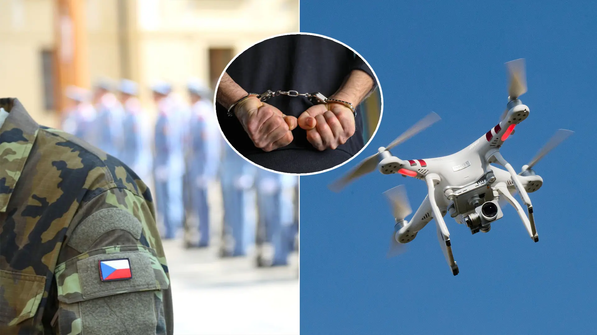 Česko vojenská polícia drony