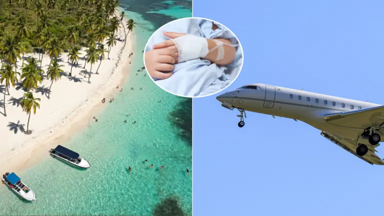 chlapec dovolenka lietadlo zranenie