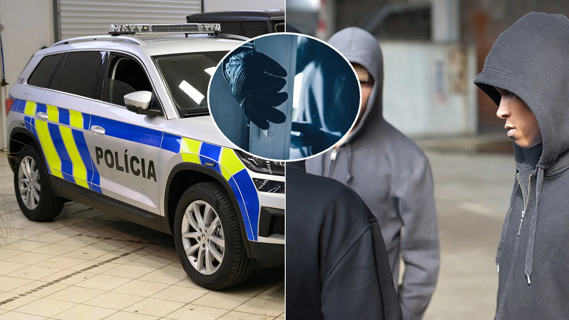 polícia deti krádež vlámanie